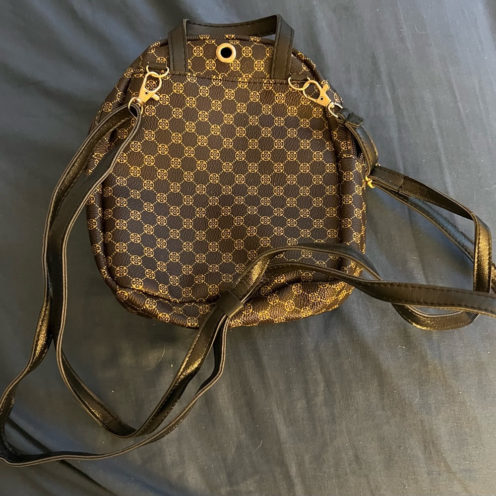 Stylish Geometric Mini Backpack. Size Width 8” X … - image 2